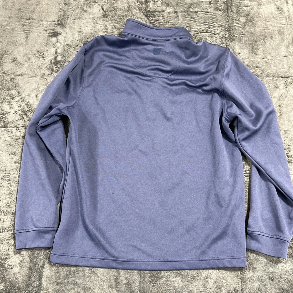 Bolle Mens Blue‎ Quarter Zip Pullover Performance Activewear Top Size Medium